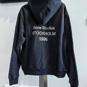 Acne Studios 1996 Collection Solid Color Letter Logo Hoodie